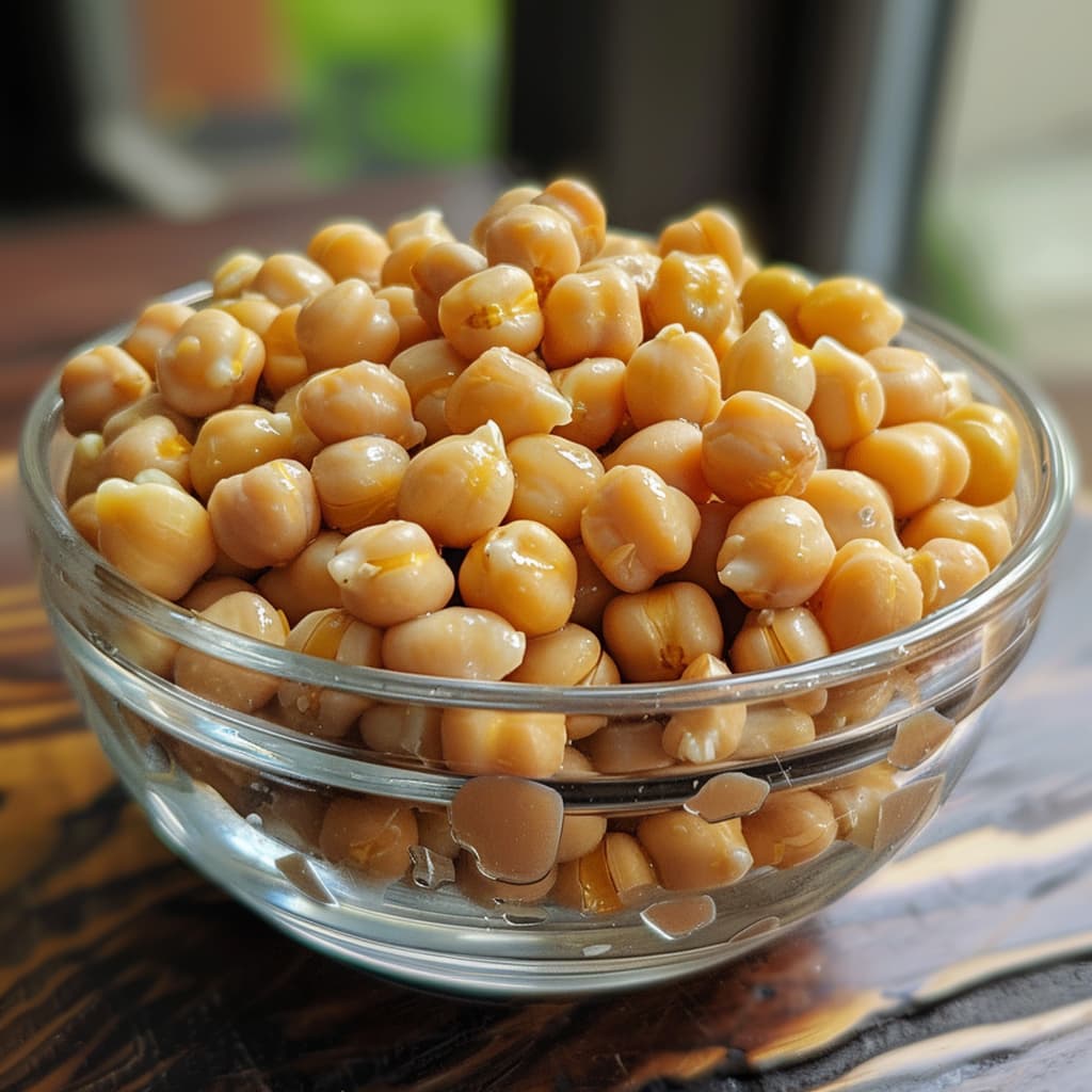 Chana soaked overnight in water