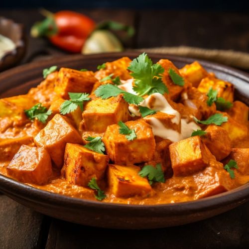 Paneer Tikka Masala ready for serving