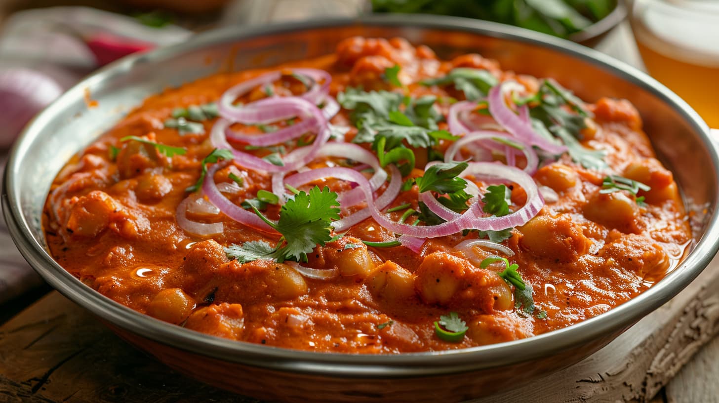 Chickpea tikka masala