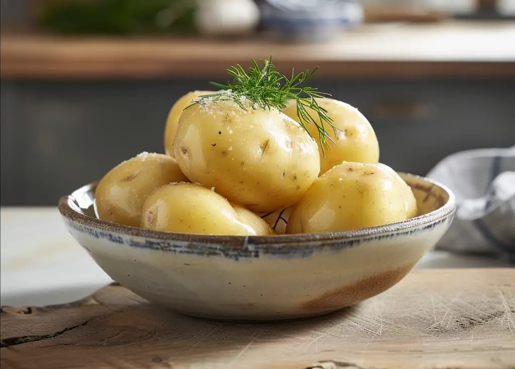 Potatoes in a bowl