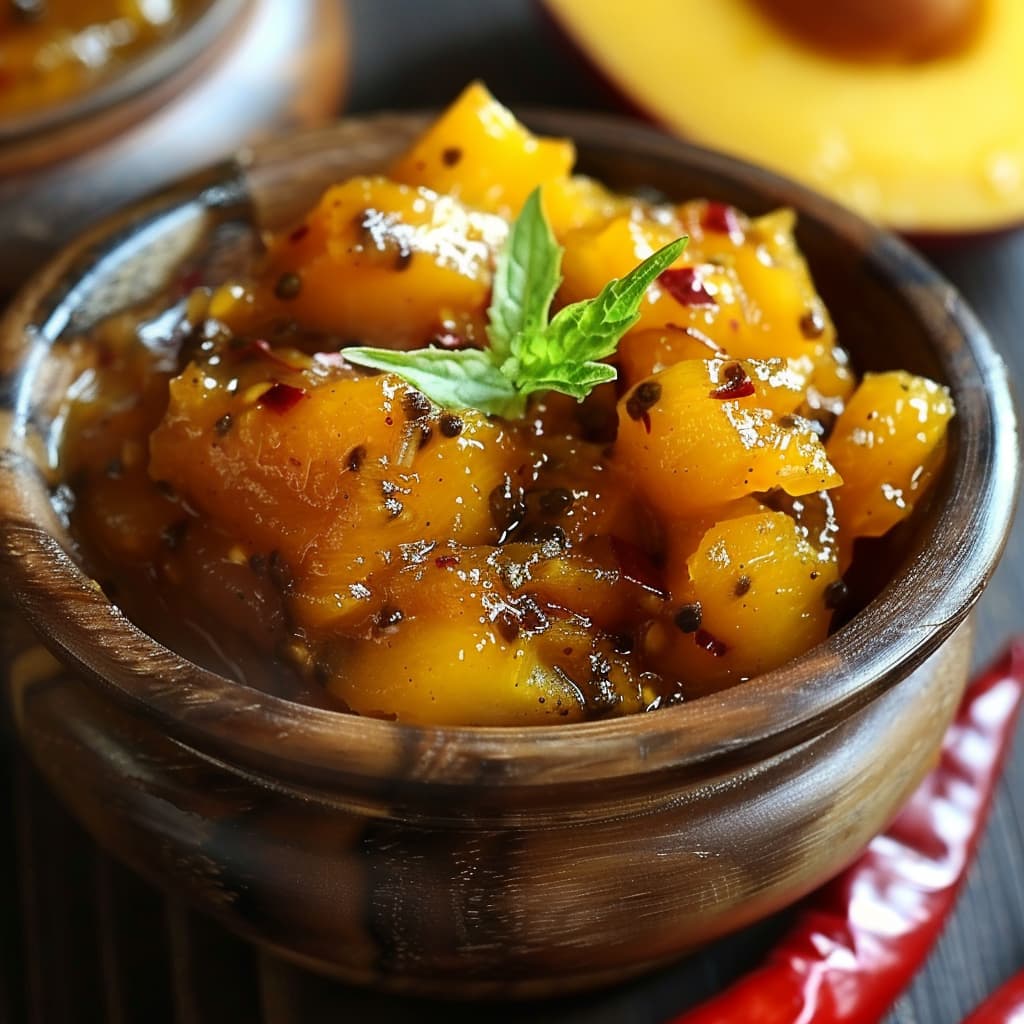 [MANGO SPICY CHITNEY IN A BOWL]