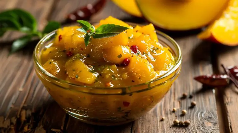 MANGO SPICY CHUTNEY SERVED