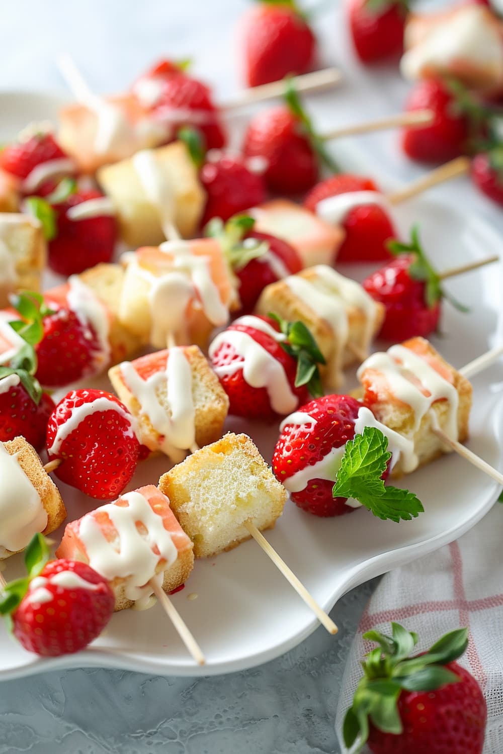 Berry Shortcake Kabobs