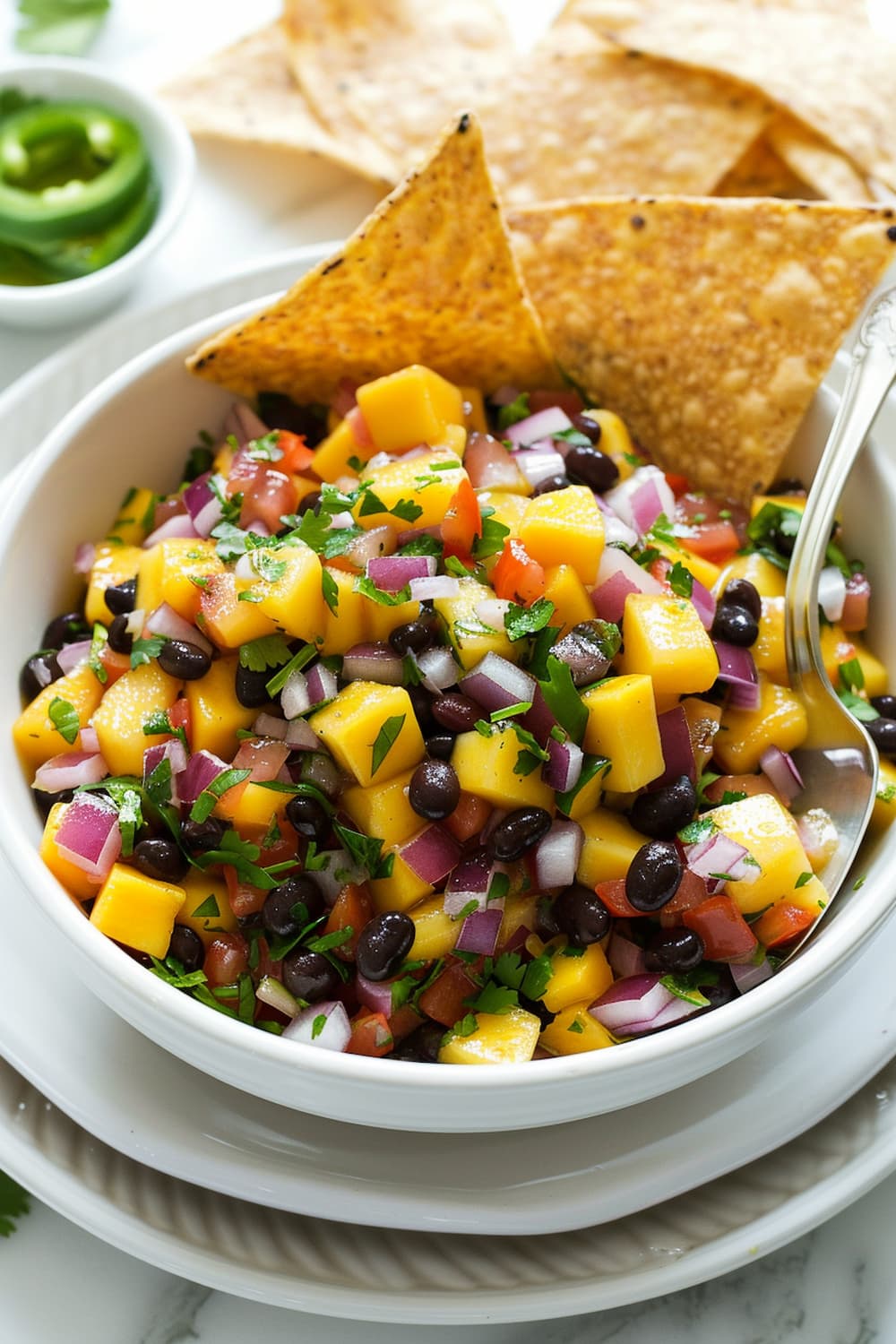 Black Bean and Mango Salsa