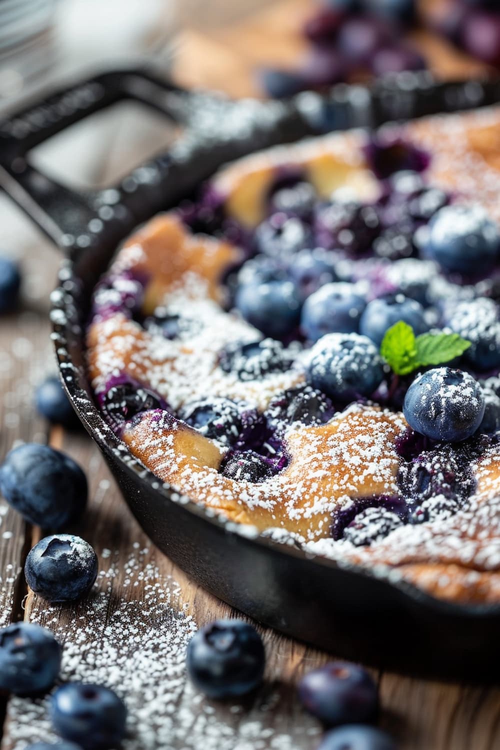 Blueberry Lemon Clafoutis