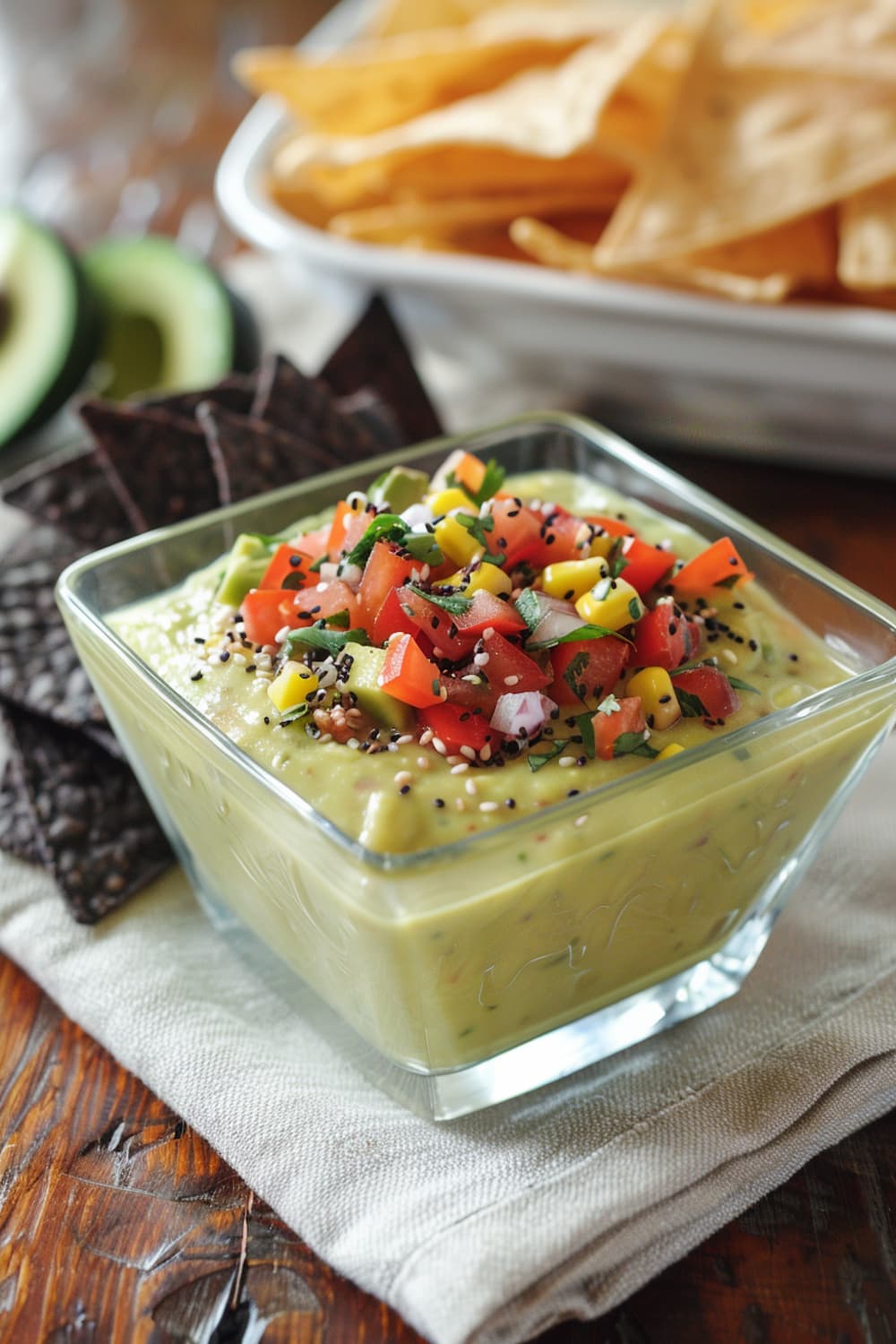 Chilled Avocado and Buttermilk Soup with Corn Salsa