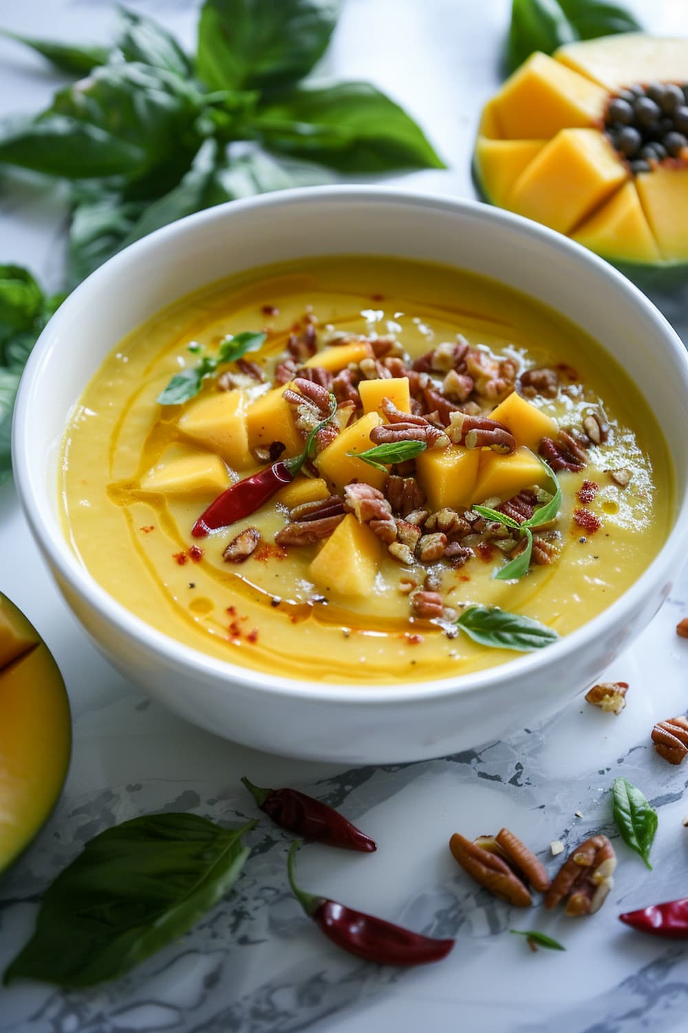 Chilled Mango and Orange Soup