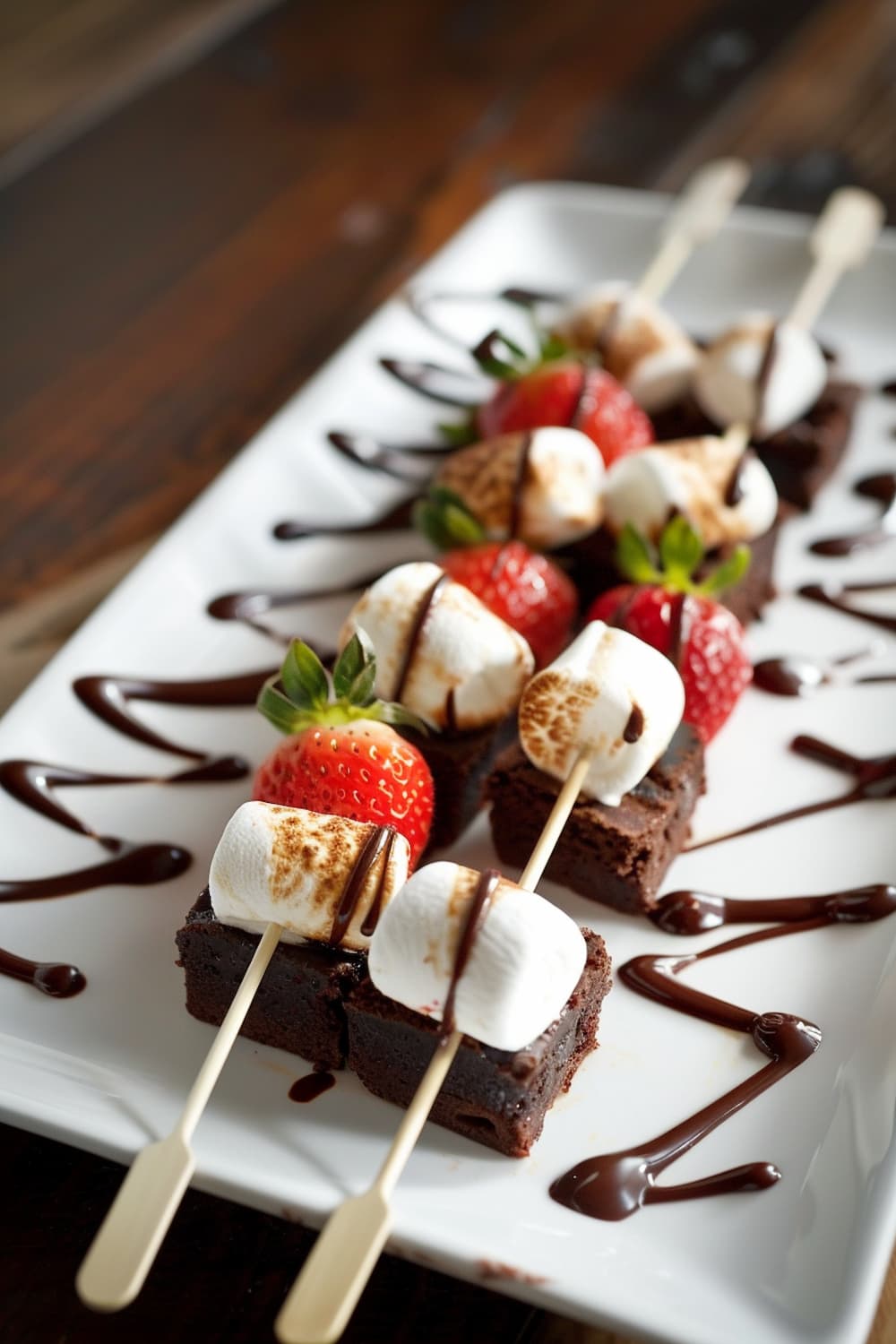 Chocolate-Covered Strawberry Kabobs