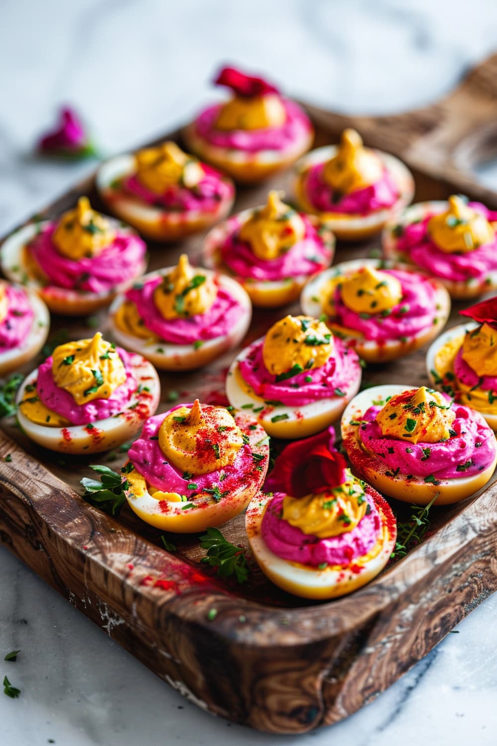 Deviled Eggs with a Summery Twist