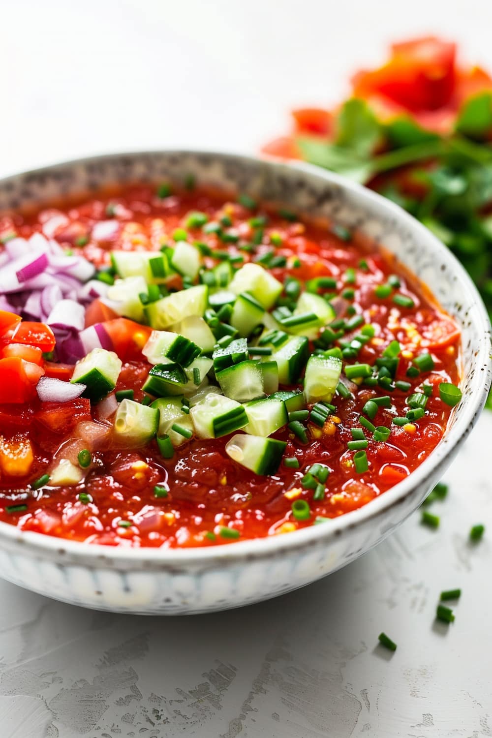 Easy Tomato Gazpacho Soup