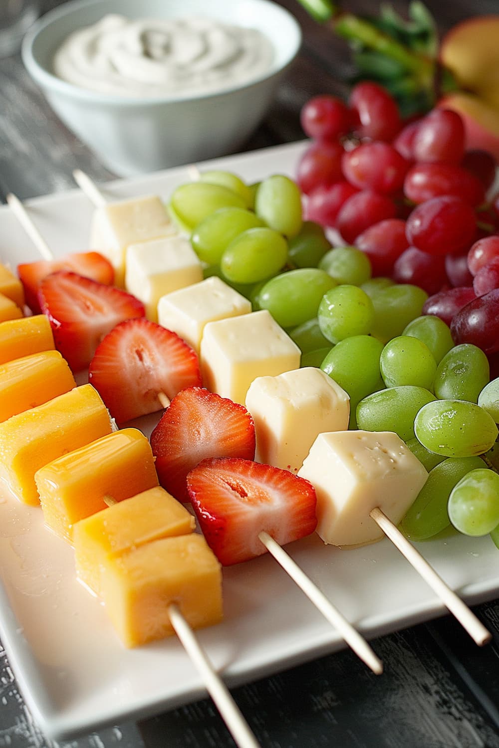 Fruit and Cheese Kabobs