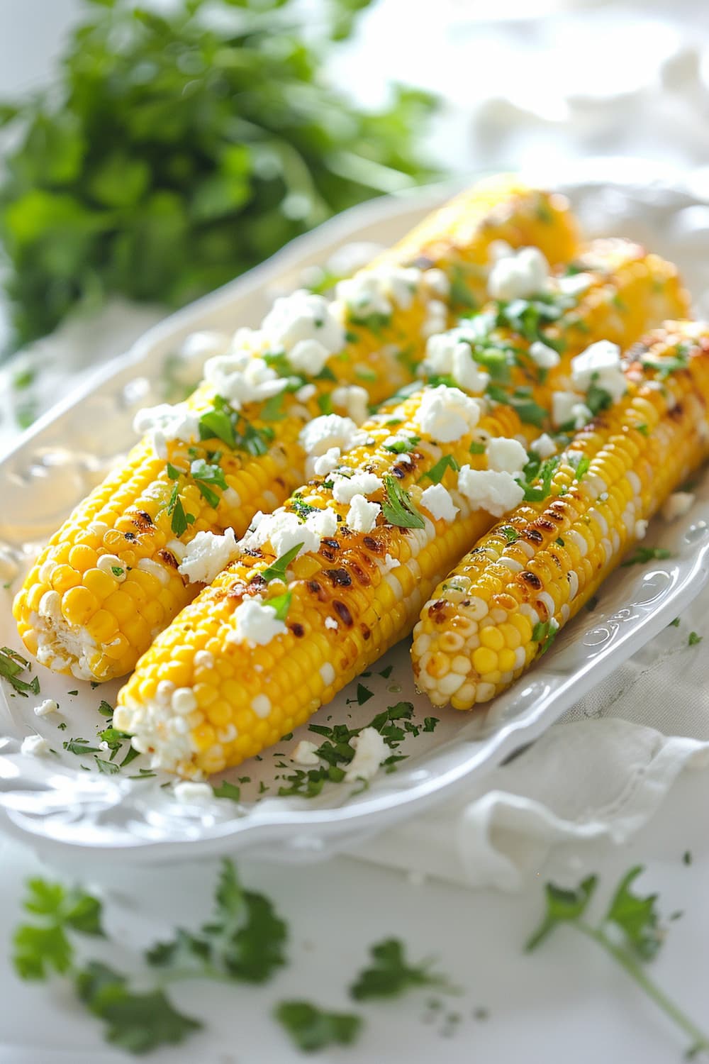 Grilled Corn on the Cob with Flavored Butter