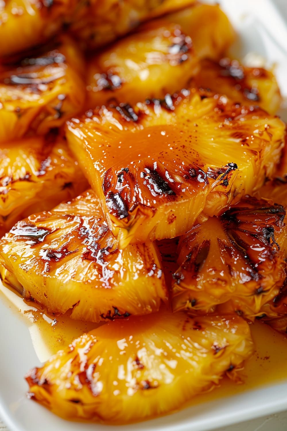 Grilled Pineapple with Brown Sugar and Cinnamon