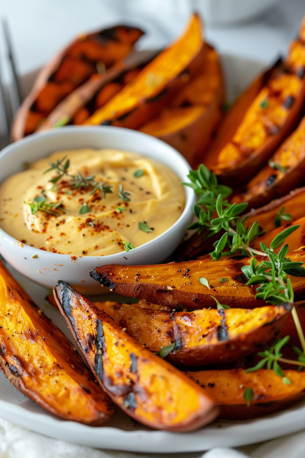 Grilled Sweet Potato Wedges