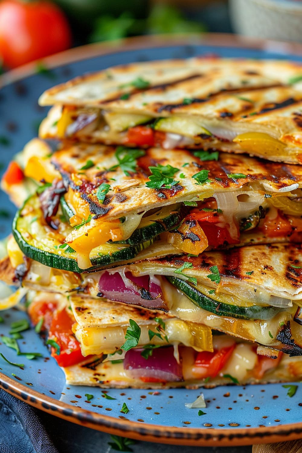 Grilled Vegetable Quesadillas