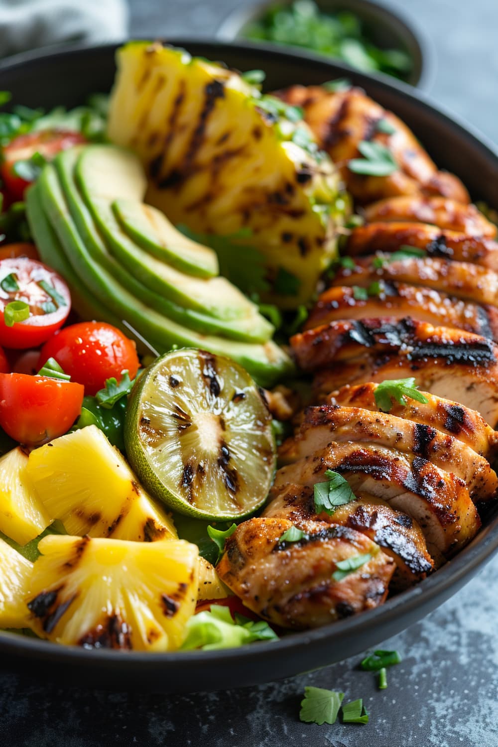 Hawaiian Tequila Chicken Salad With Pineapple Vinaigrette