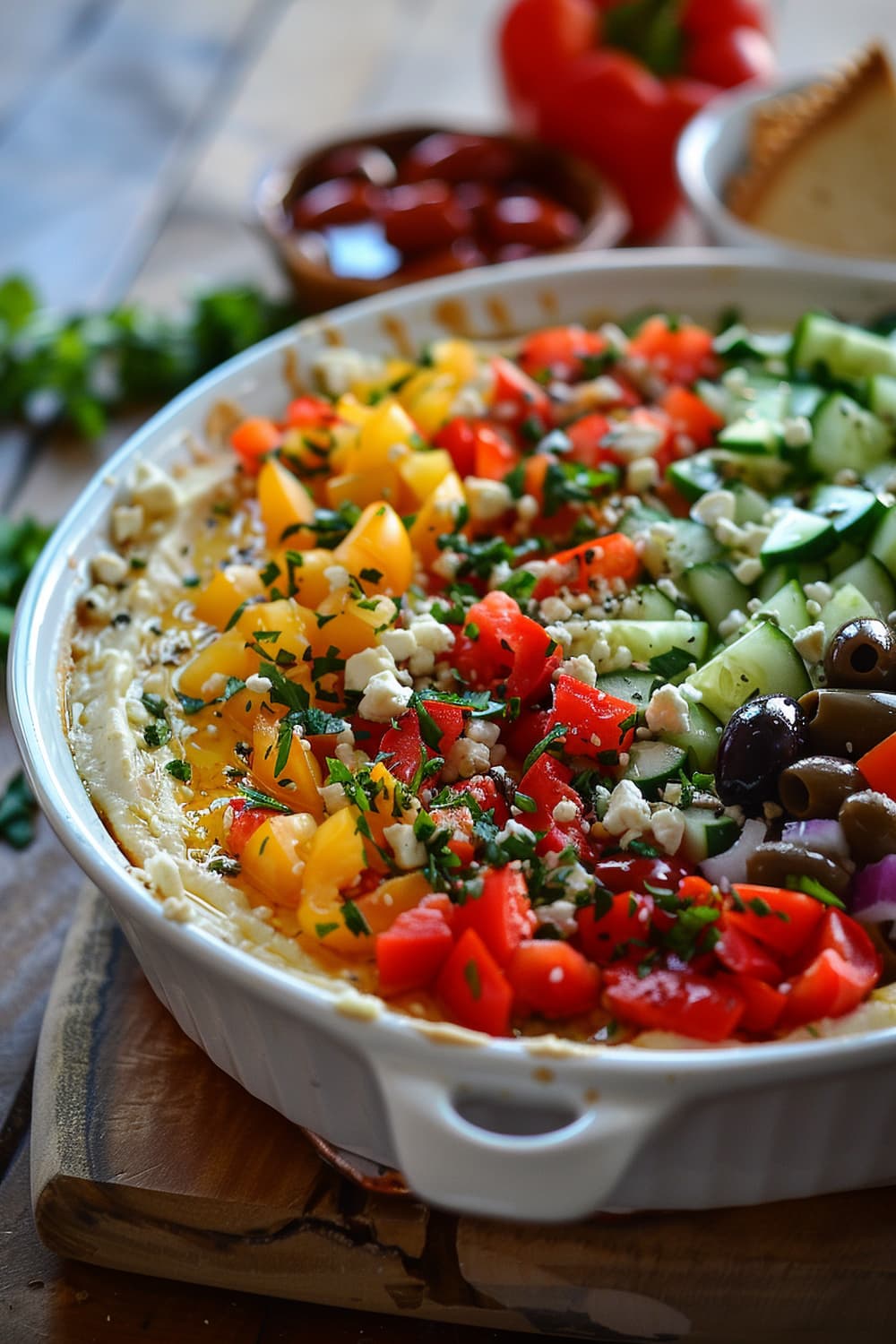 Hummus and Veggie Dip