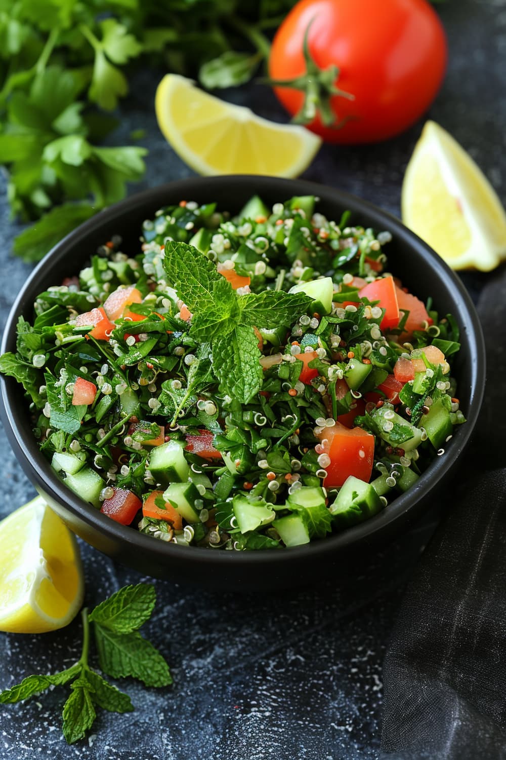 Quinoa Tabbouleh with Herbs