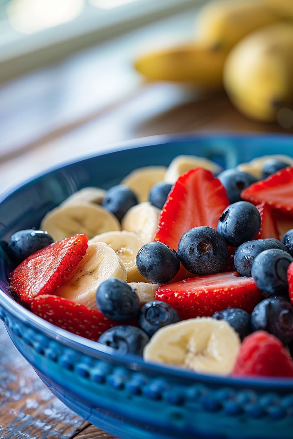 Red, White, and Blue Fruit Salad