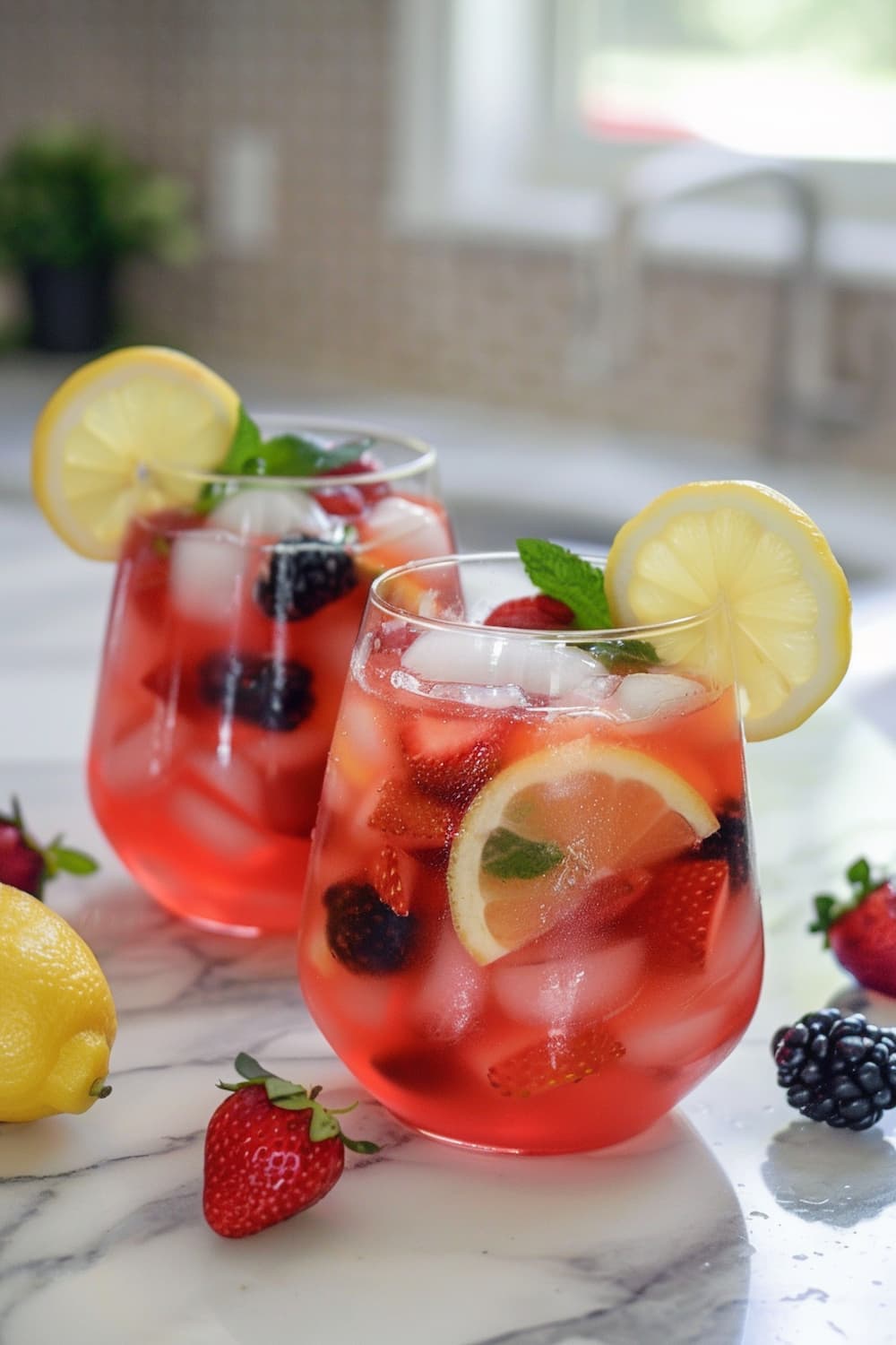 Sparkling Berry Lemonade