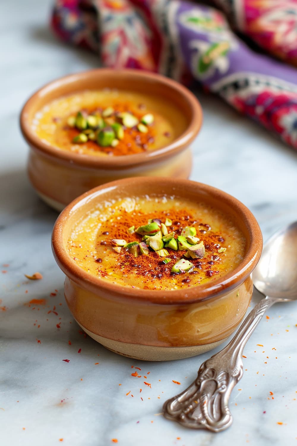 Baked Mishti Doi with Berries