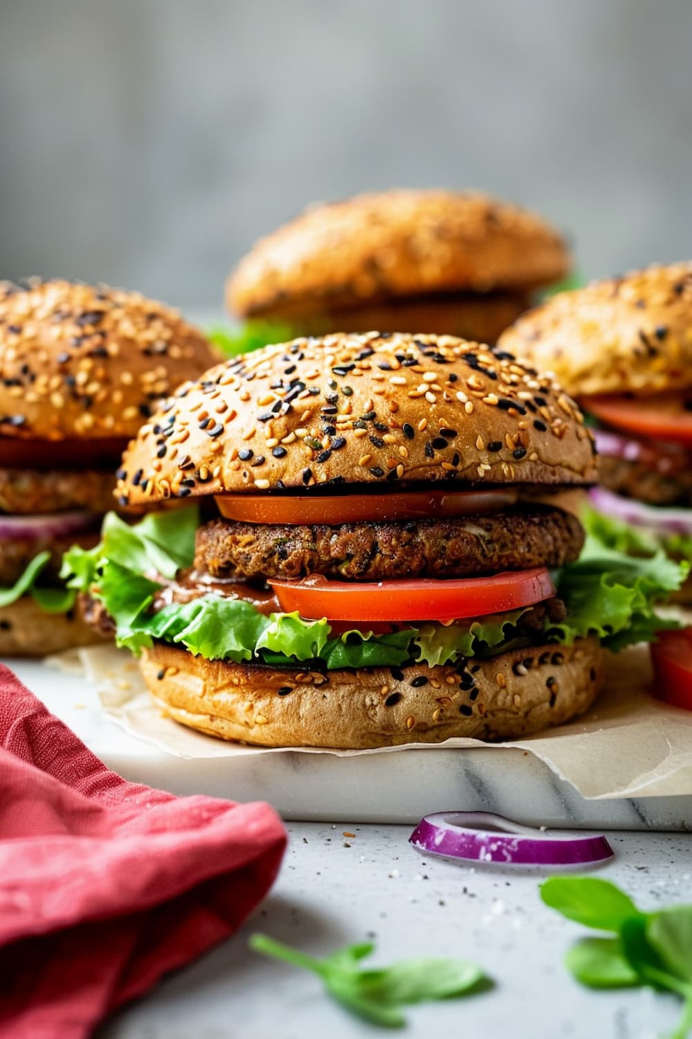 Campfire Veggie Burgers