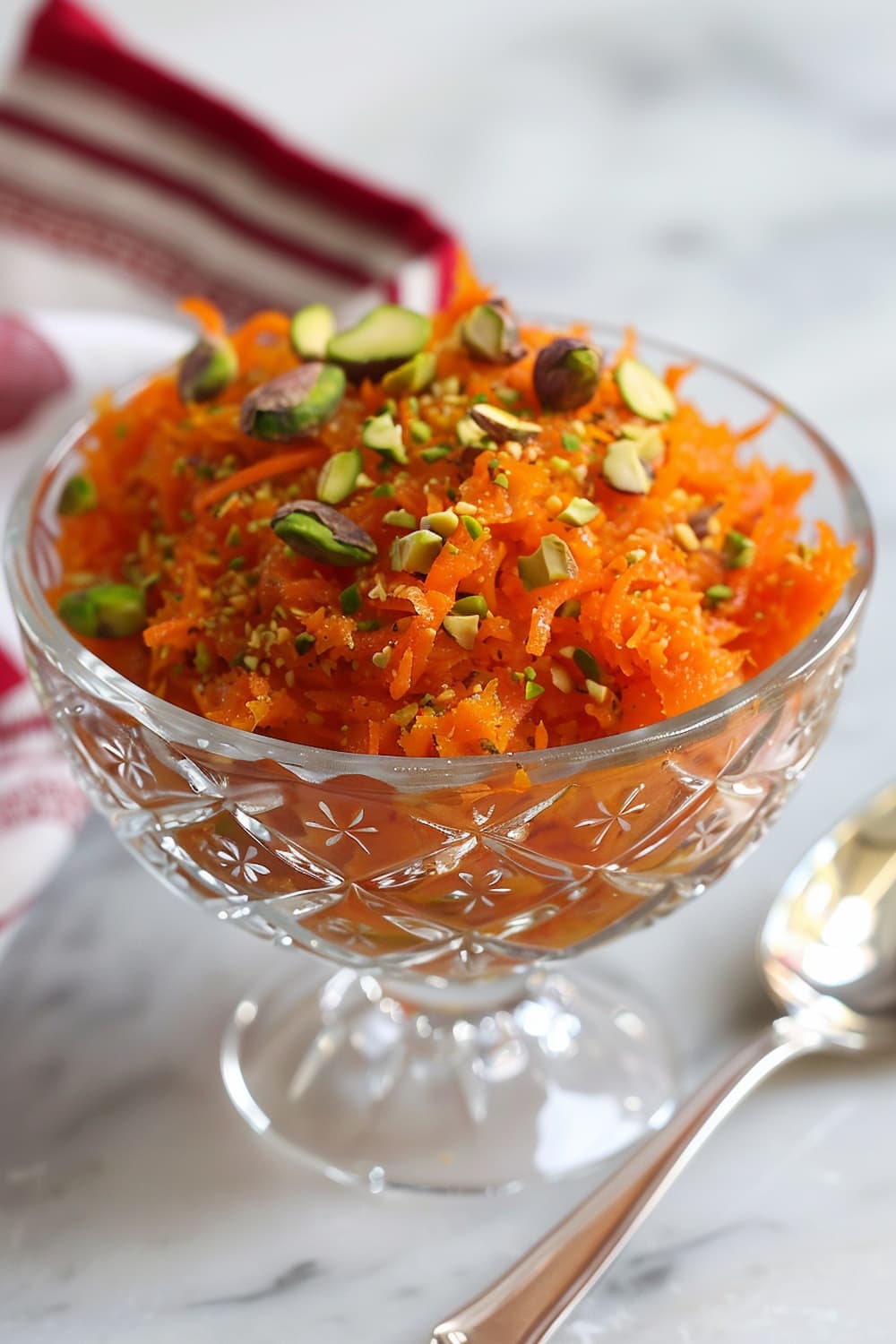 Carrot Halwa with Cashew Nuts