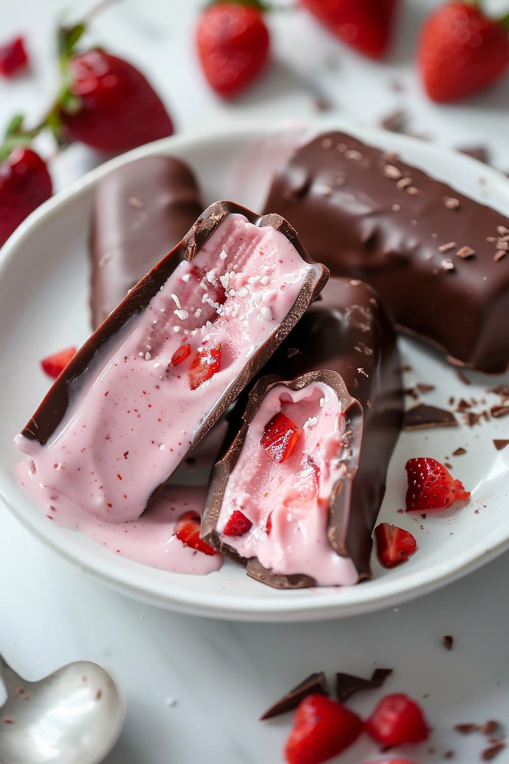 Chocolate Strawberry Yogurt Cluster