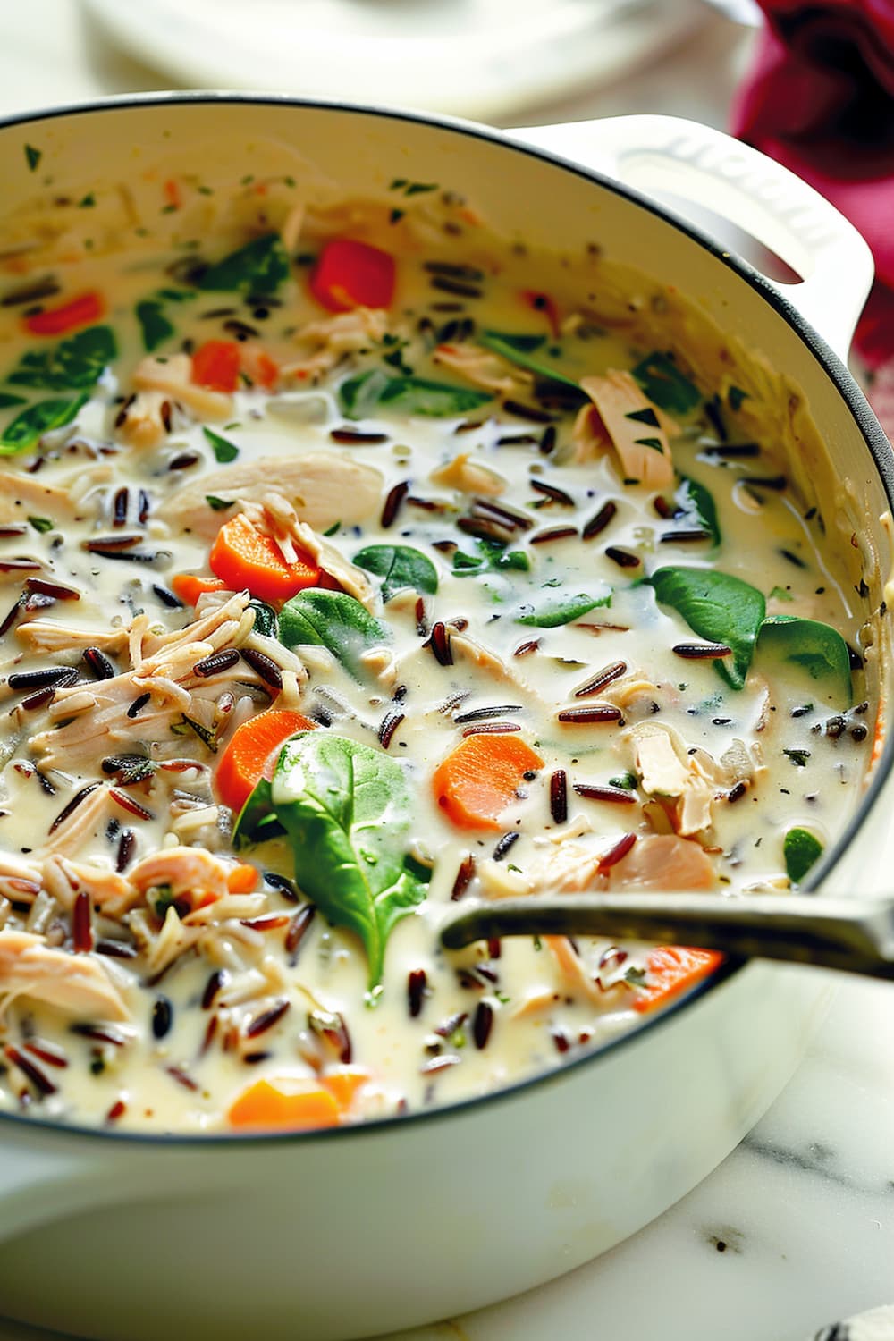 Creamy Chicken and Wild Rice Soup