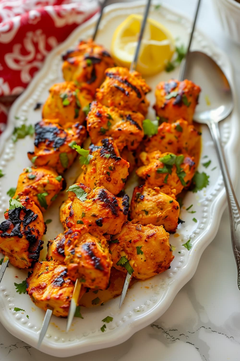 Easy Chicken Tikka Kebabs