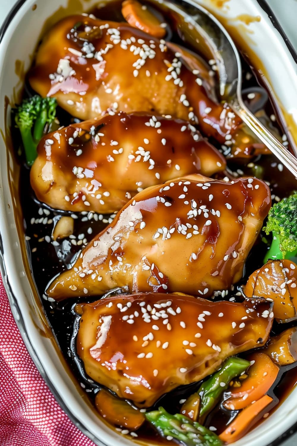 Honey Garlic Chicken and Veggies