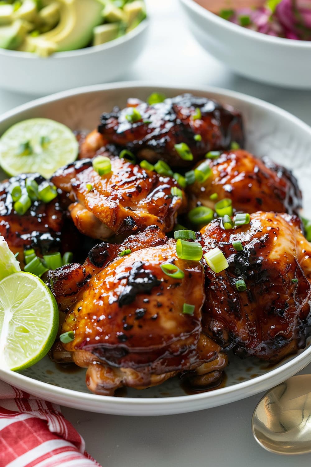 Honey-Sriracha Glazed Chicken with Pineapple