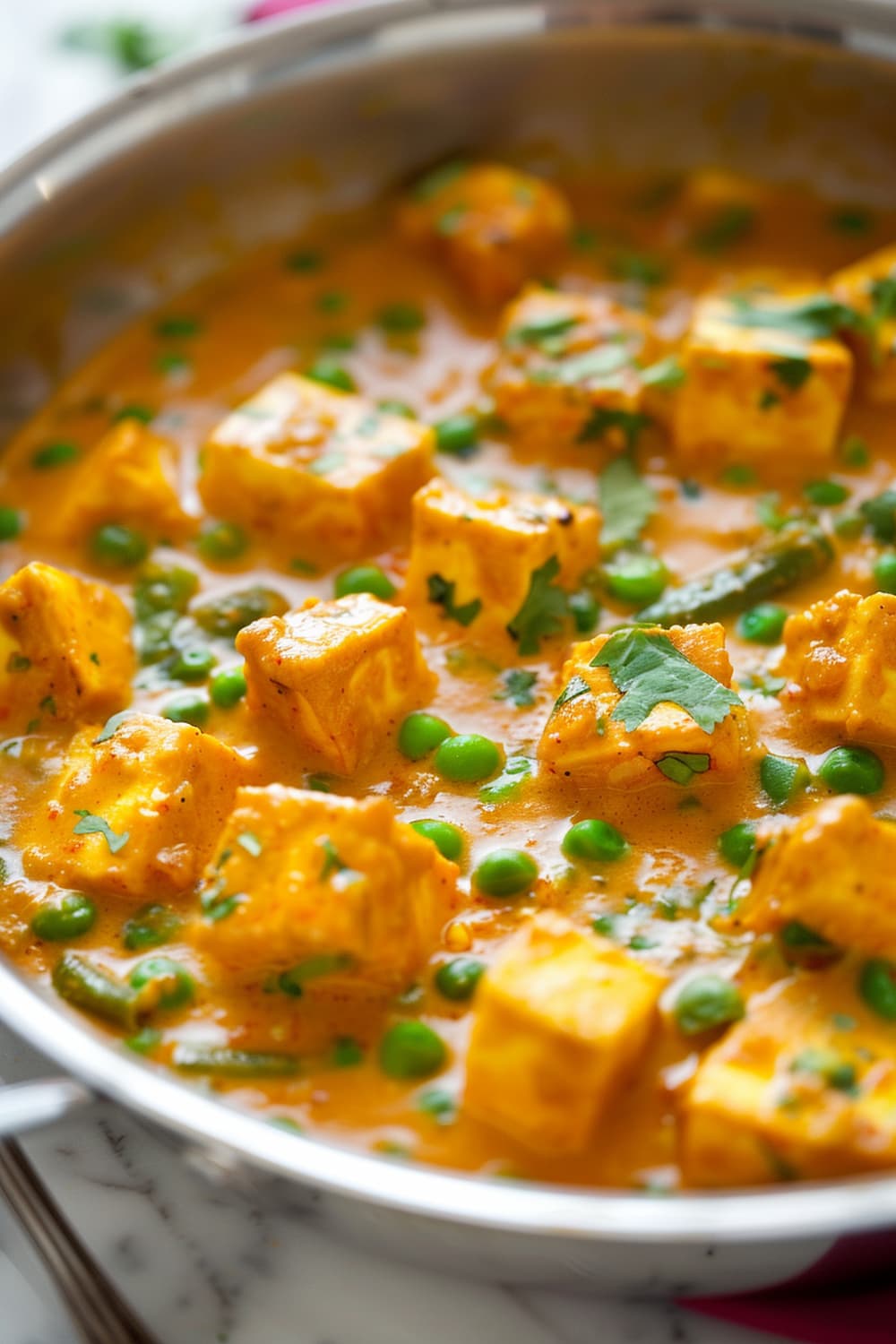 Matar Paneer (Peas and Cheese Curry)