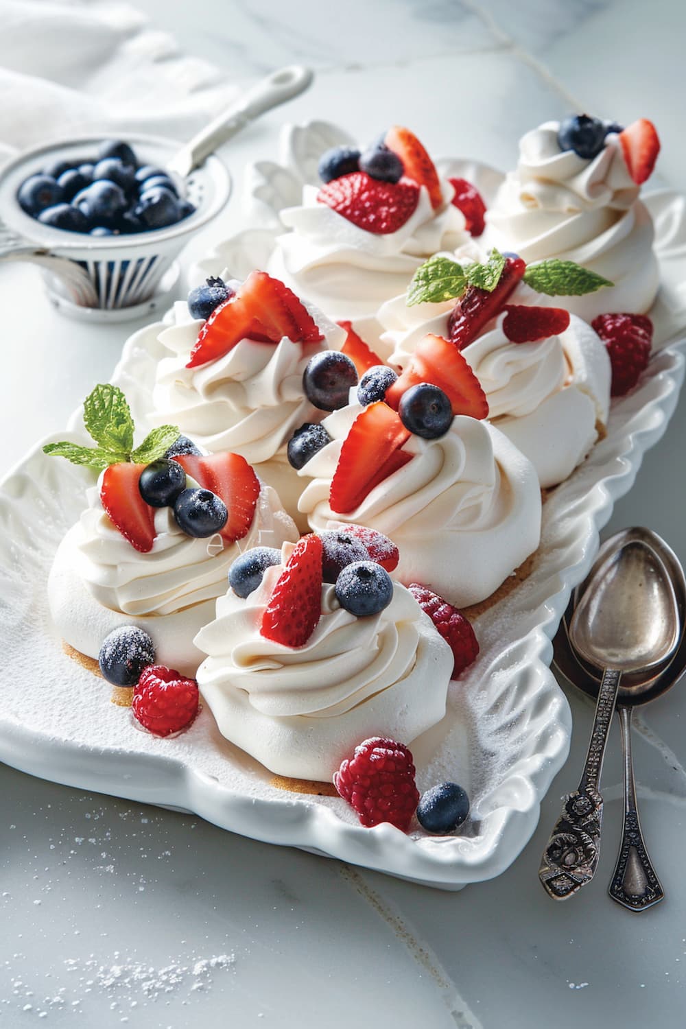 Mini Berry Pavlovas