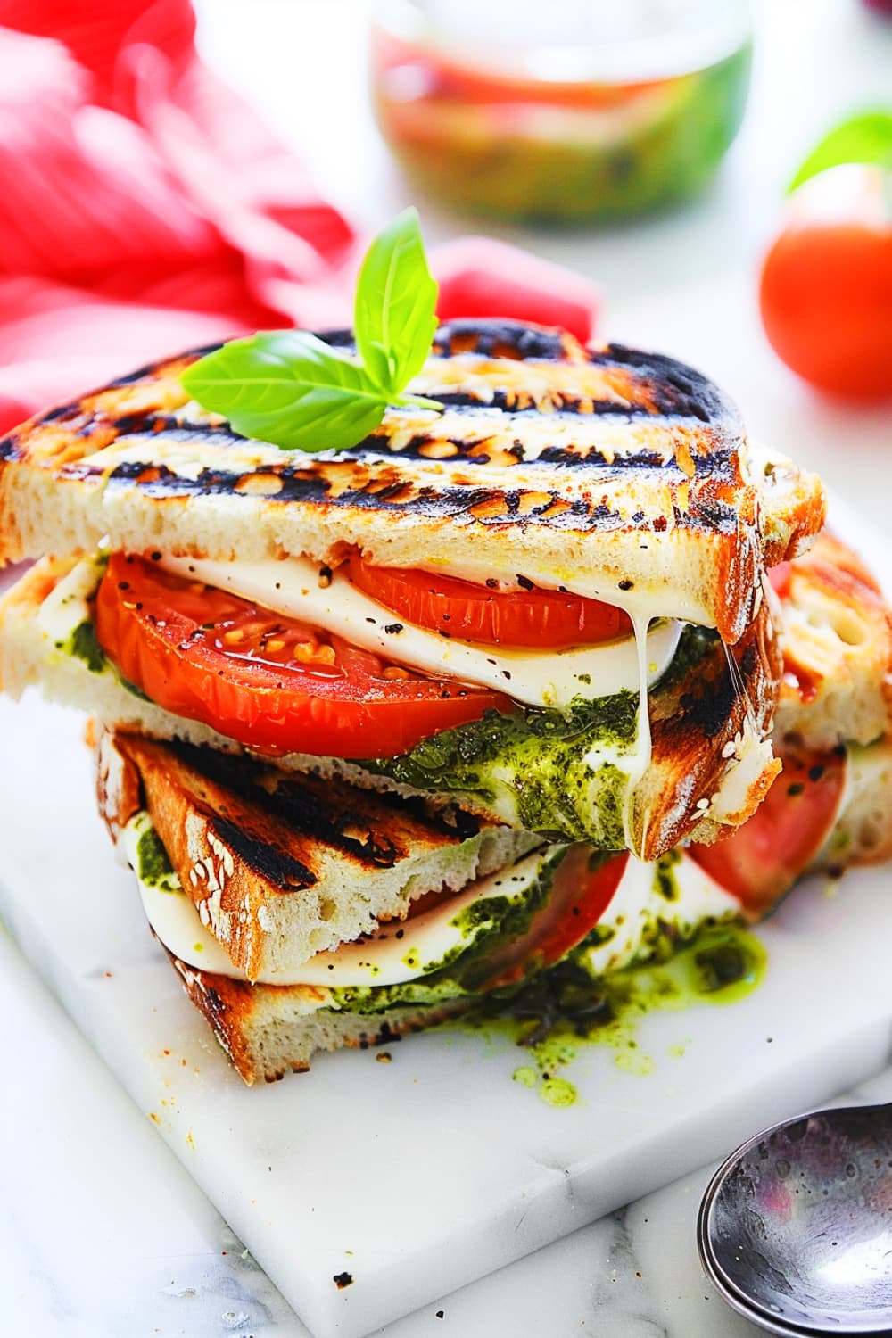 Pesto Caprese Panini