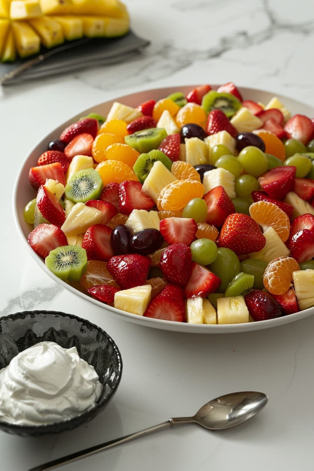 Rainbow Fruit Salad Cups