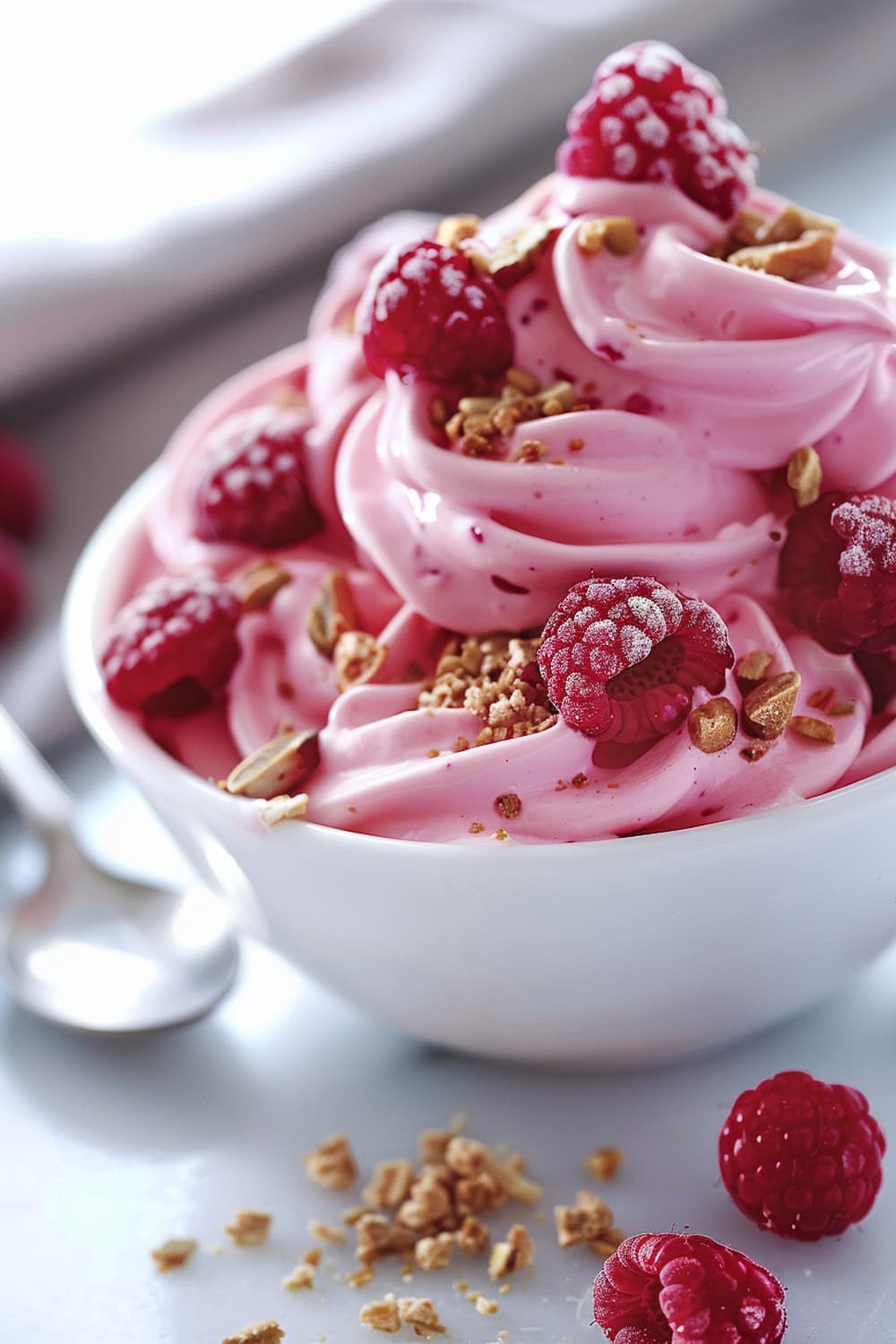 Raspberry Swirl Banana Ice Cream Pool Recipe Snack