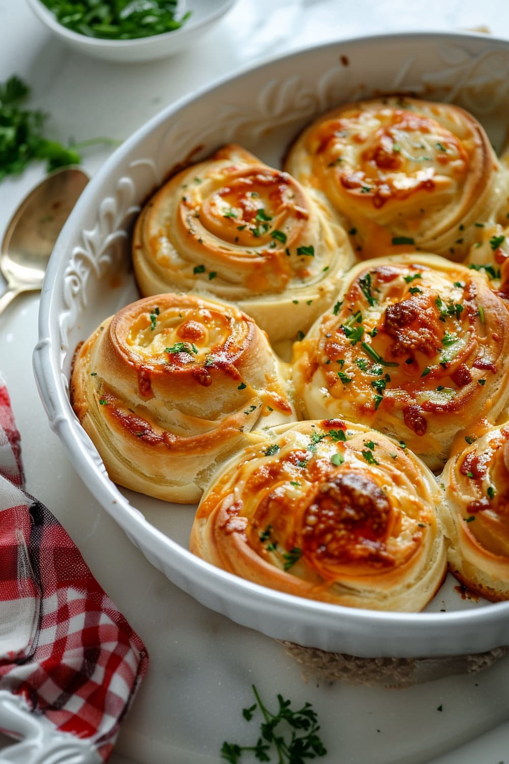 Savory Pinwheels with Cream Cheese and Herbs