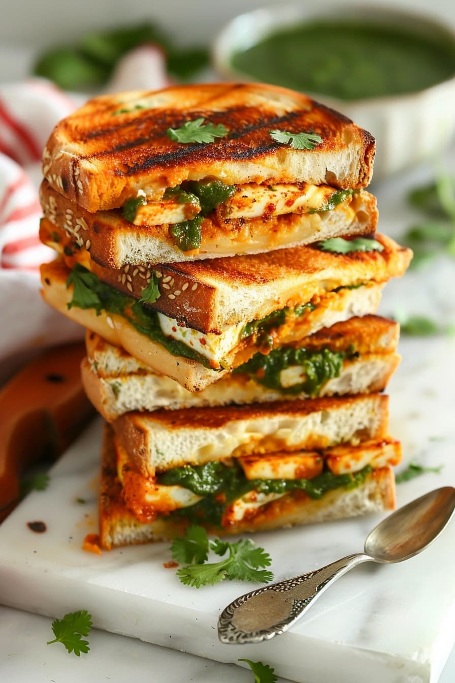 Smoked Tandoori Paneer Sandwich