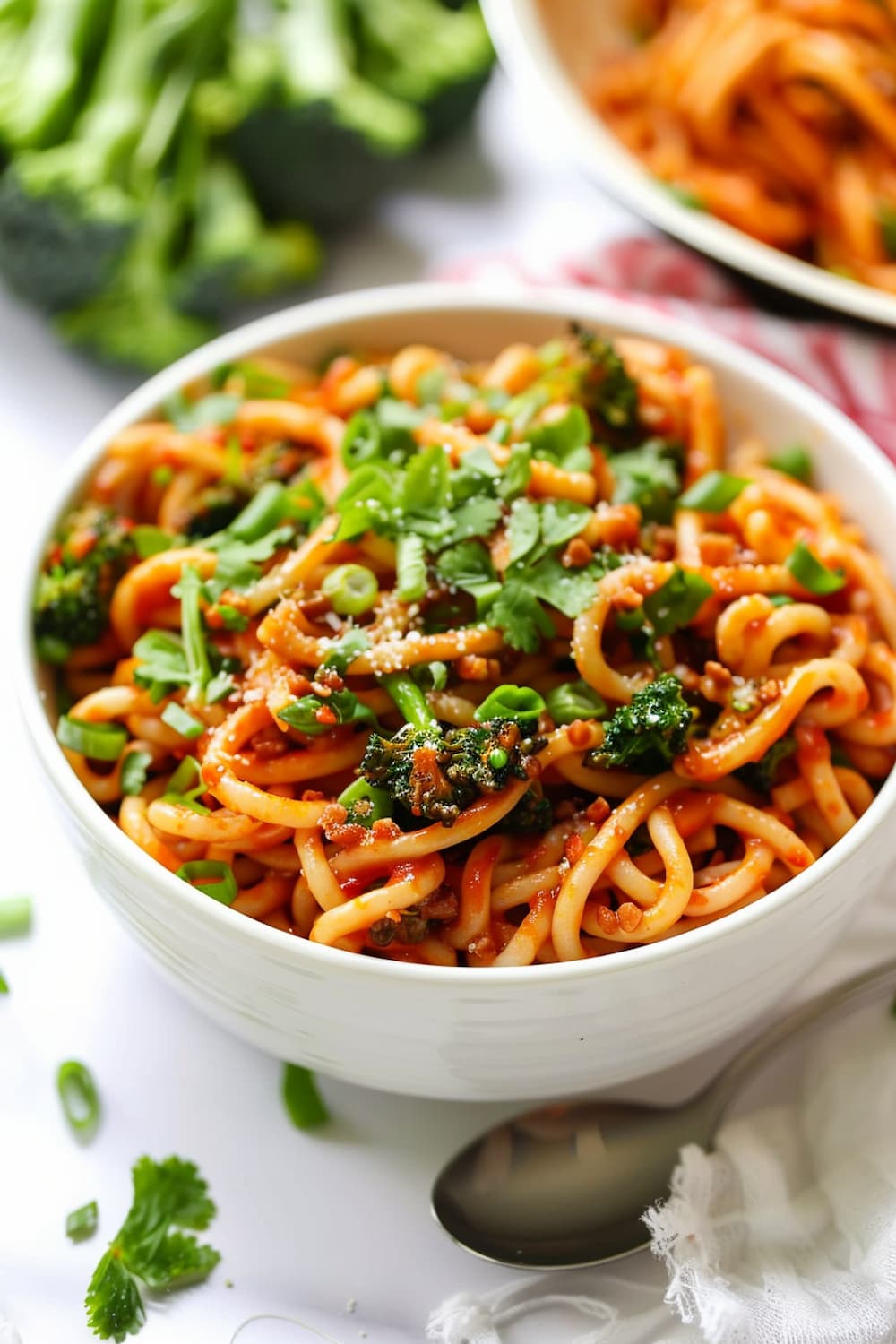 Spicy Peanut Noodles with Edamame