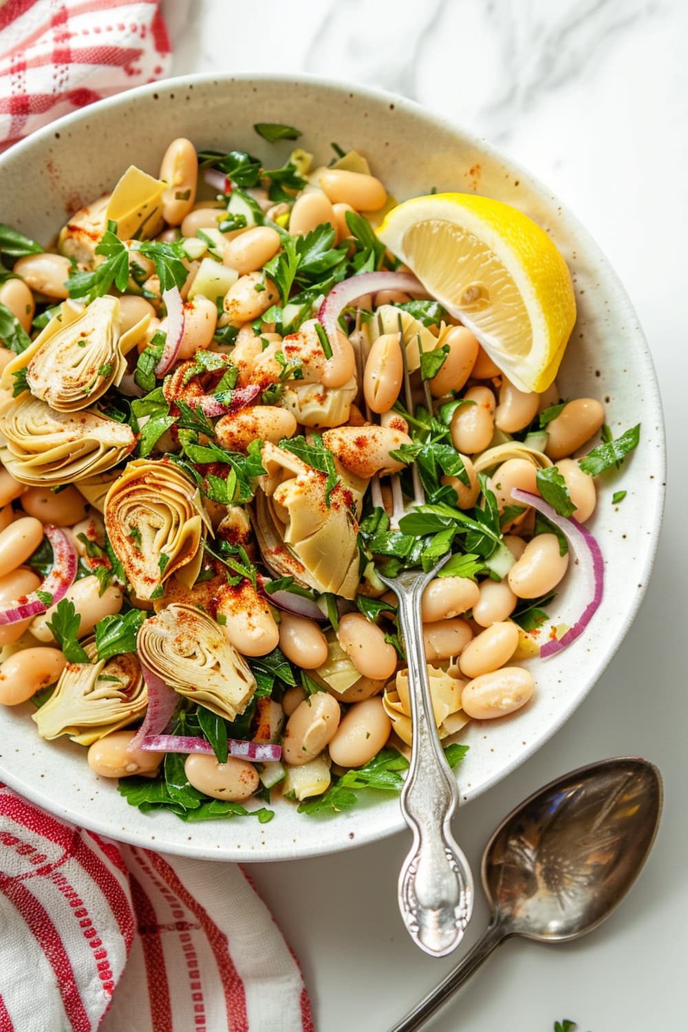 White Bean and Artichoke Salad