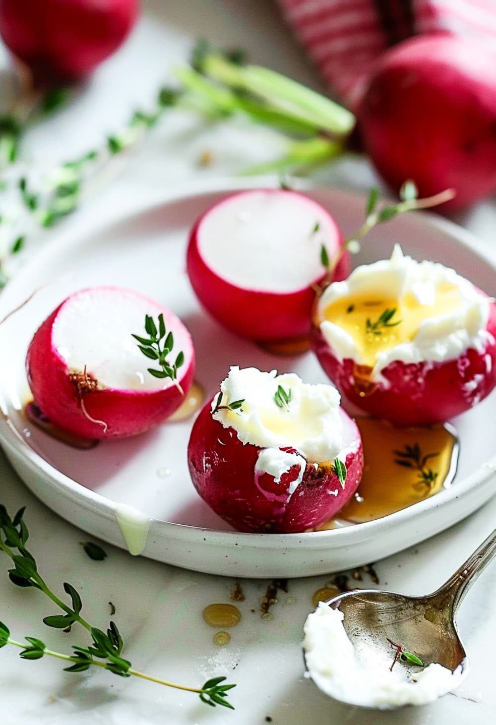 Butter Salt Thyme Honey Radishes