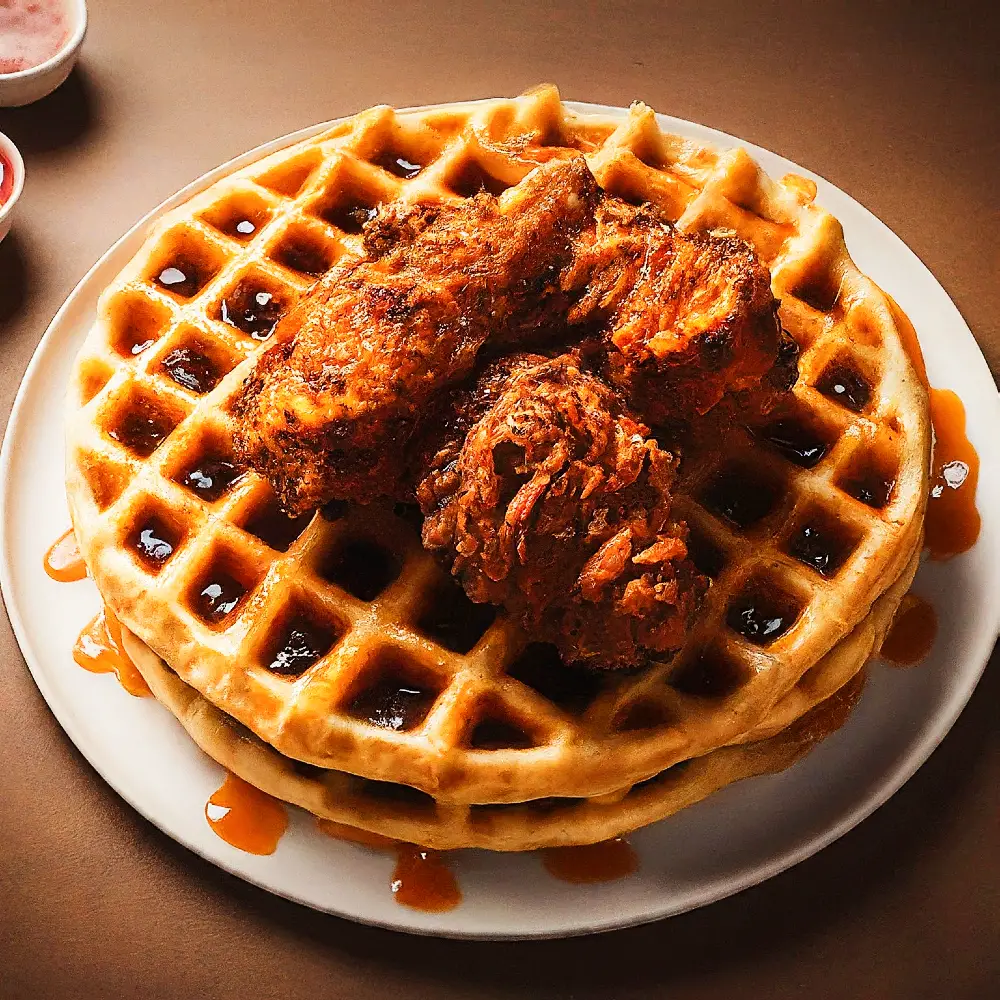 Southern Fried Chicken and Waffles