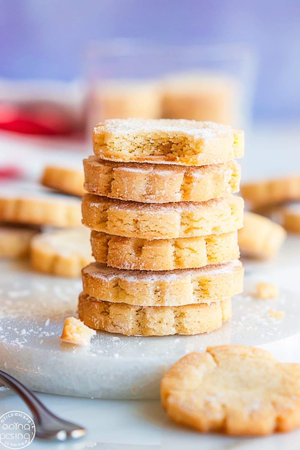 Lavender Shortbread Cookies