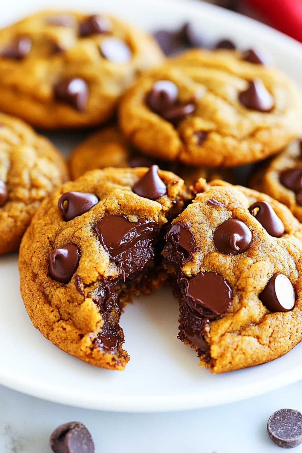 chocolate chip pumpkin cookies