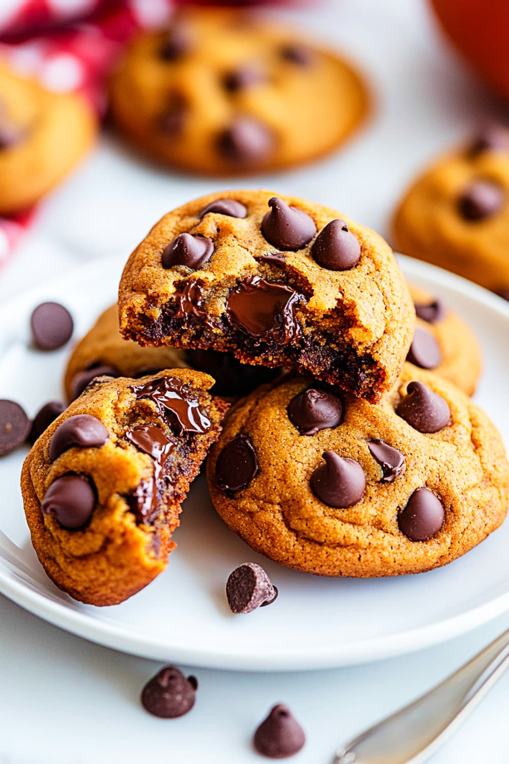 chocolate chip pumpkin cookies