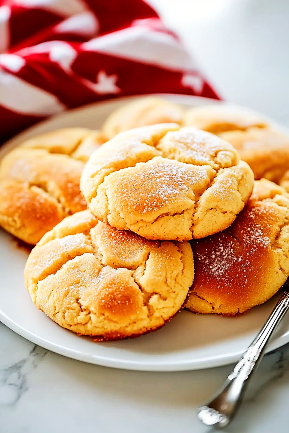 Fluffy thick sugar cookies