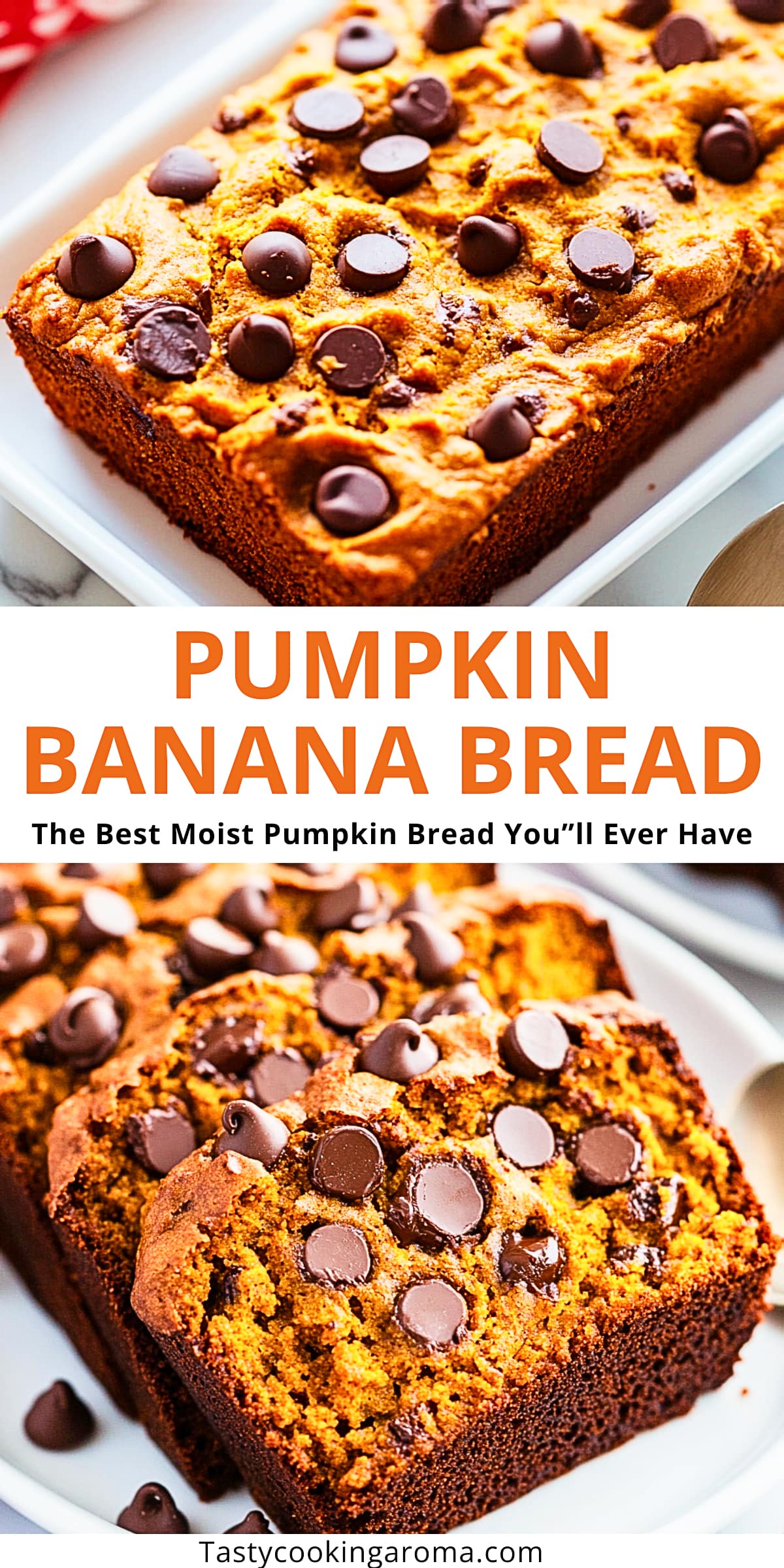 PUMPKIN BANANA BREAD pin