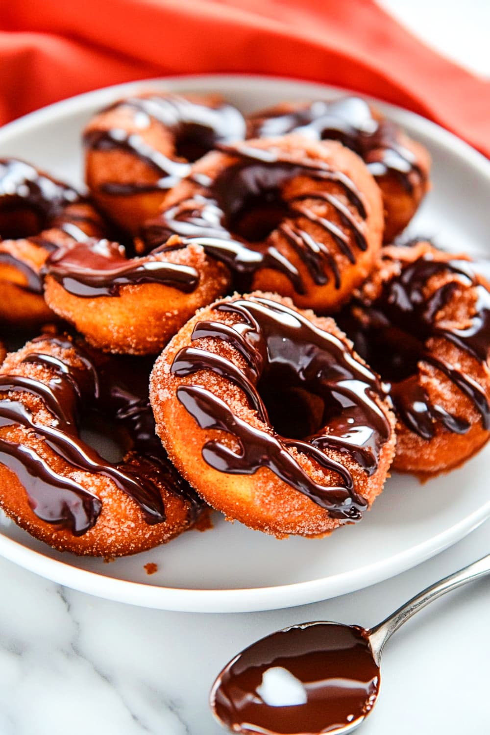 Pumpkin Donuts recipe choco syrup