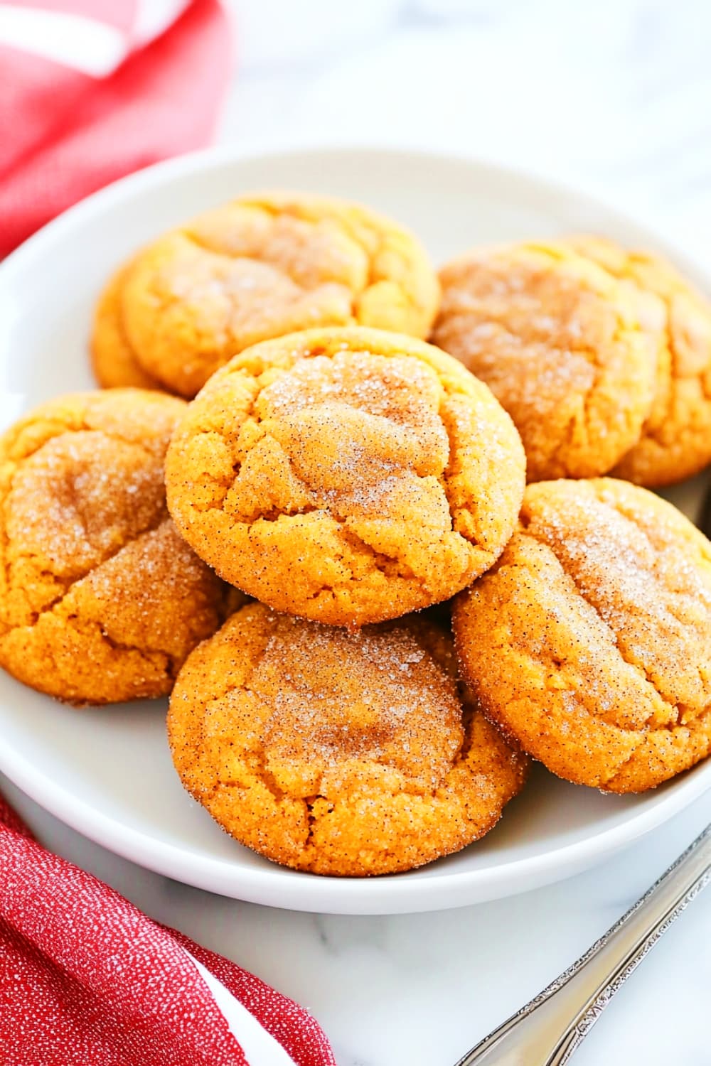 Snickerdoodle pumpkin cookies